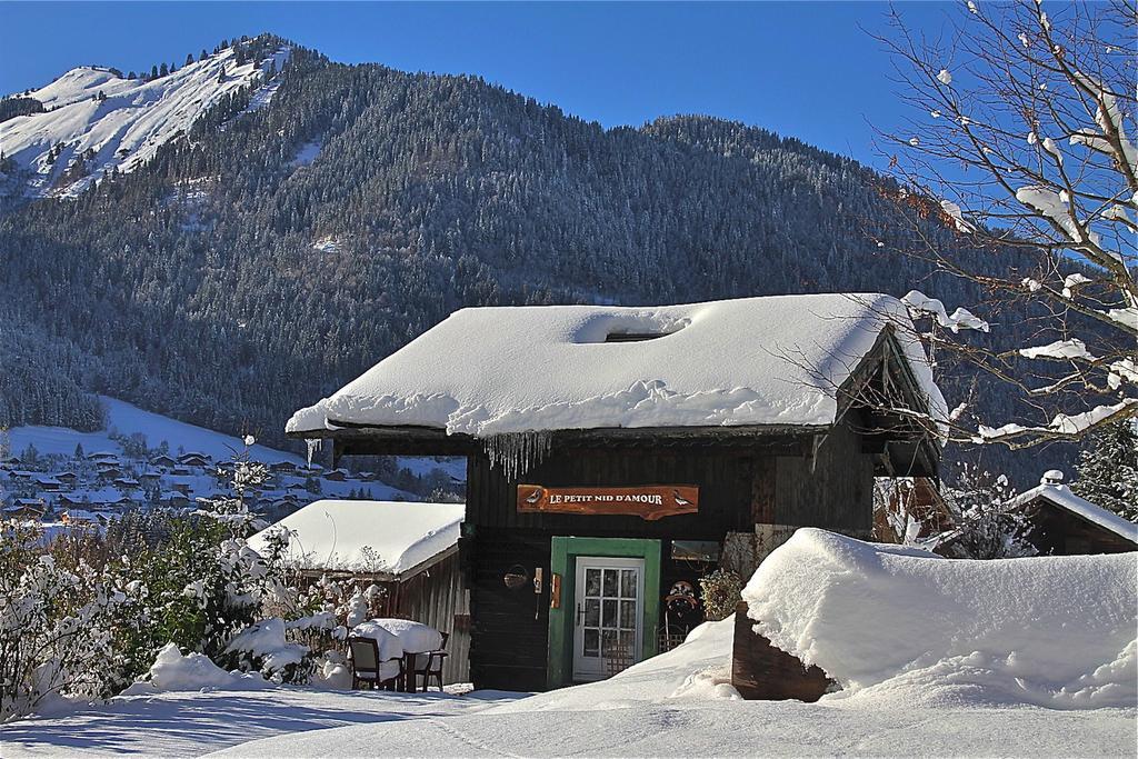 Micro-Lodge, Le Petit Nid D'Amour Montriond Zewnętrze zdjęcie