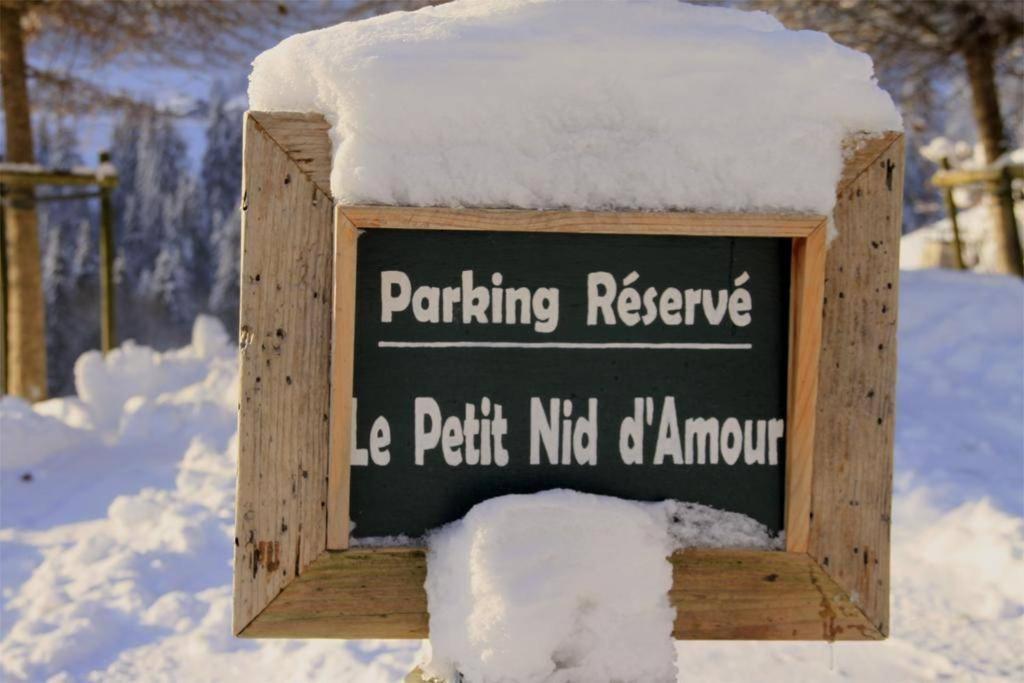 Micro-Lodge, Le Petit Nid D'Amour Montriond Zewnętrze zdjęcie